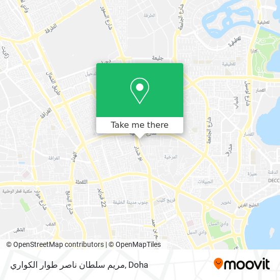 مريم سلطان ناصر طوار الكواري map
