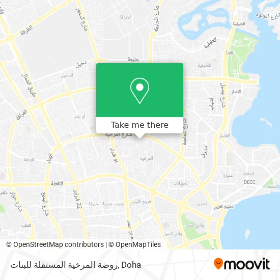 روضة المرخية المستقلة للبنات map