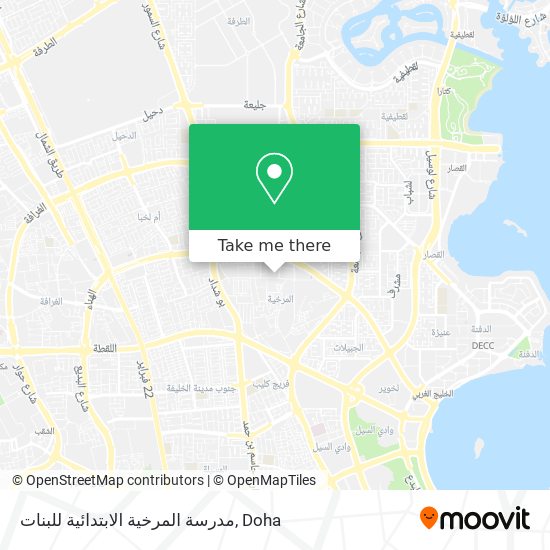 مدرسة المرخية الابتدائية للبنات map
