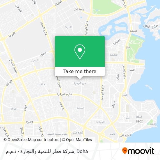 شركة قطر للتنمية والتجارة - ذ.م.م map