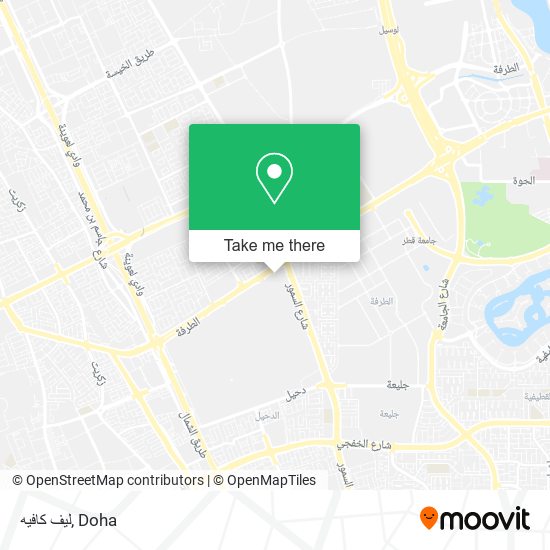 ليف كافيه map