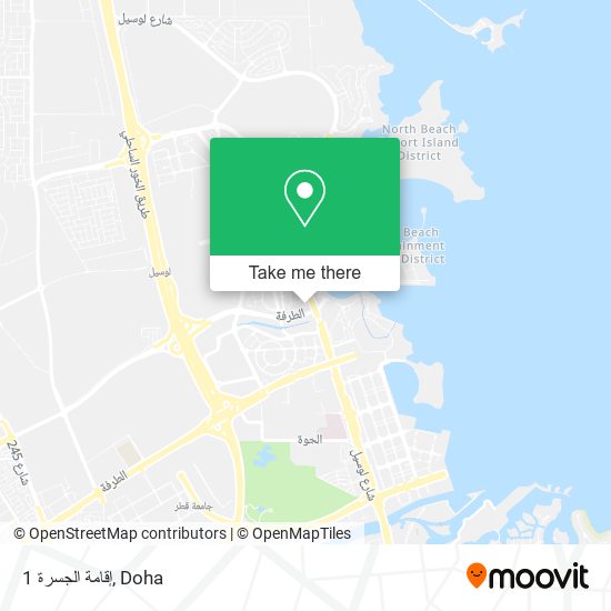 إقامة الجسرة 1 map