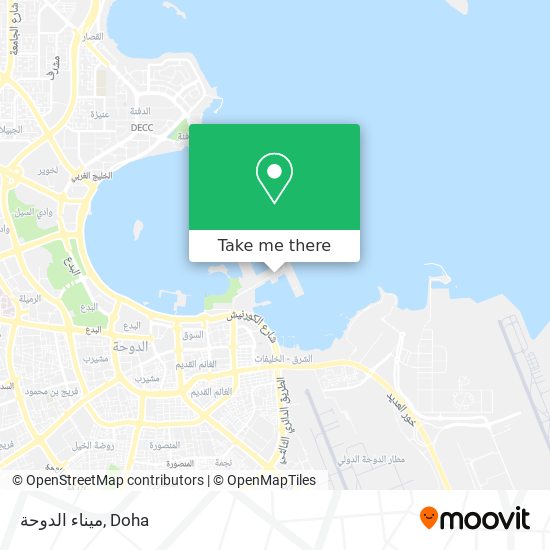 ميناء الدوحة map
