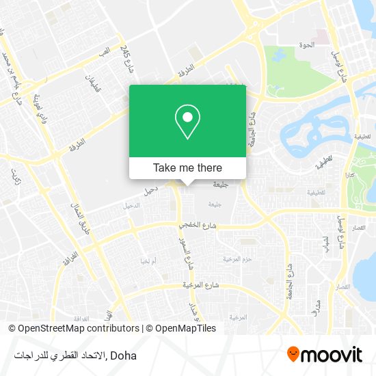 الاتحاد القطري للدراجات map