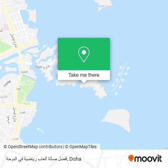 أفضل صالة ألعاب رياضية في الدوحة map