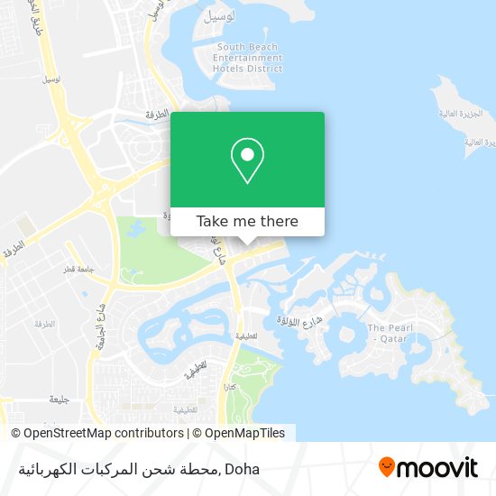 محطة شحن المركبات الكهربائية map