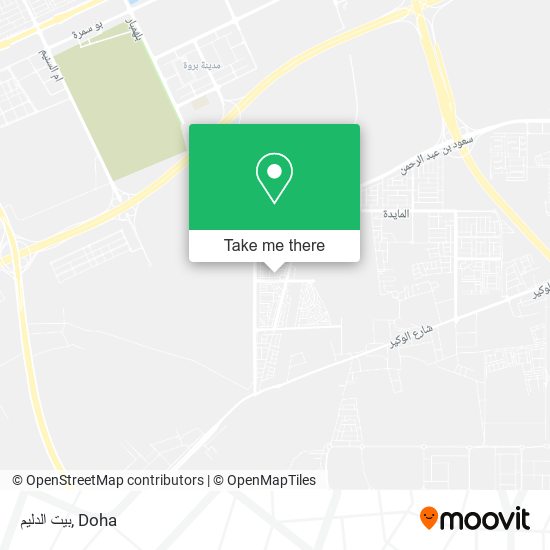 بيت الدليم map