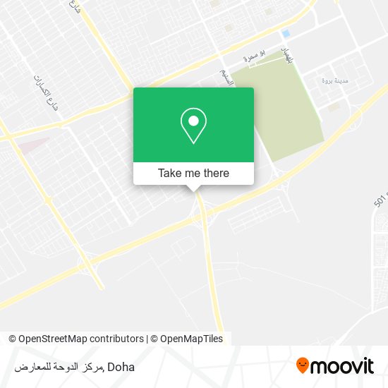 مركز الدوحة للمعارض map