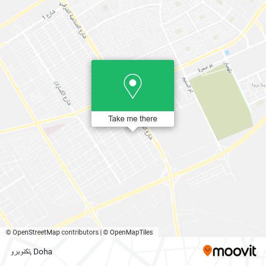 تكنوبرو map