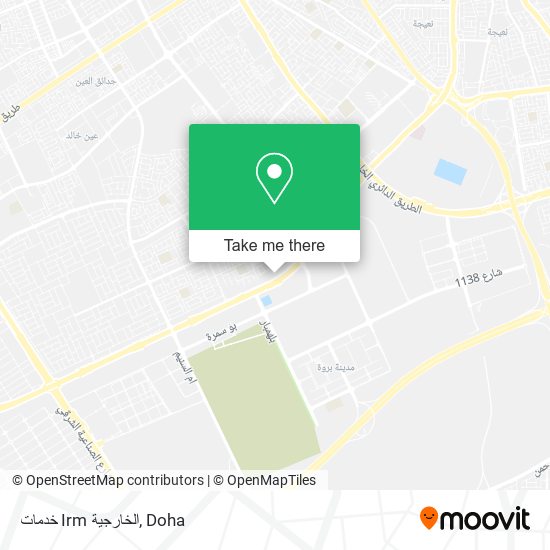 خدمات Irm الخارجية map