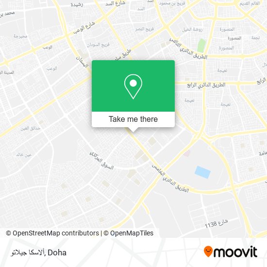 ألاسكا جيلاتو map