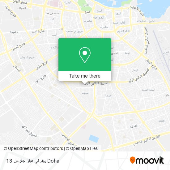 بيفرلي هيلز جاردن 13 map