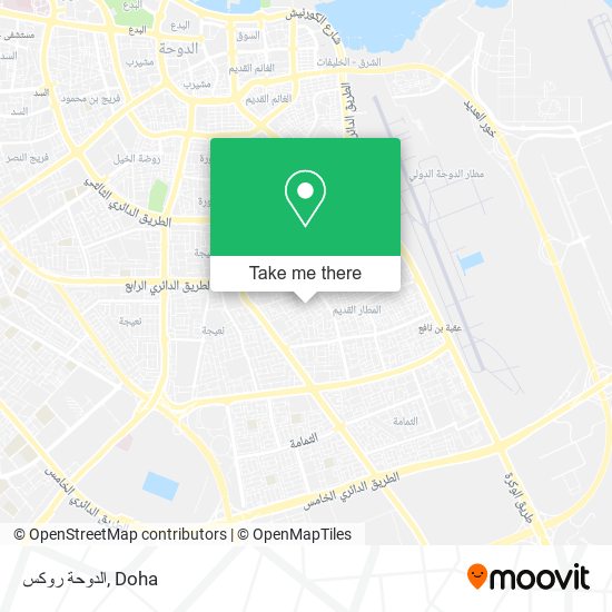 الدوحة روكس map