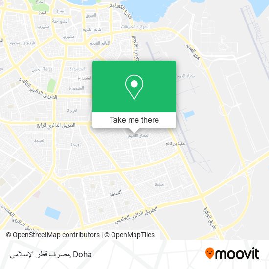 مصرف قطر الإسلامي map