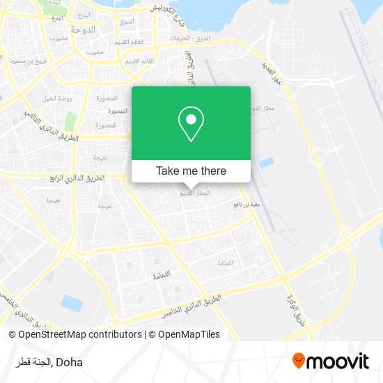 الجنة قطر map