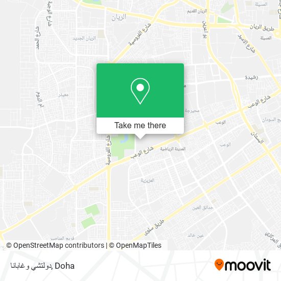 دولتشي وغابانا map