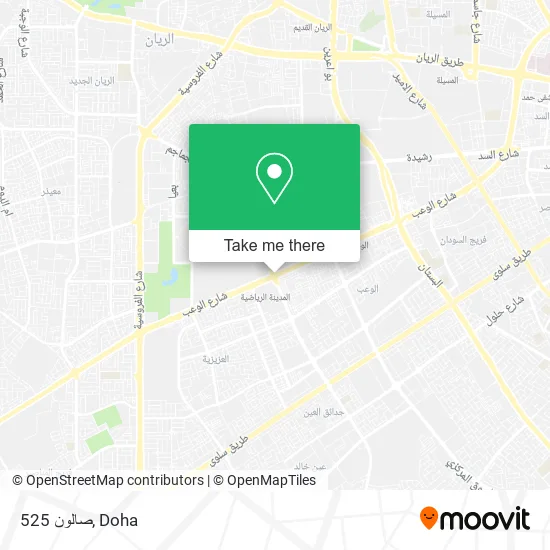 525 صالون map