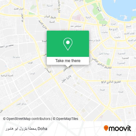 محطة بترول ابو هامور map