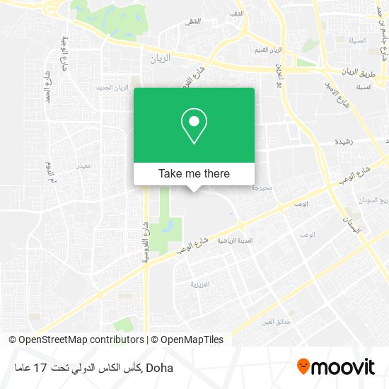 كأس الكاس الدولي تحت 17 عاما map