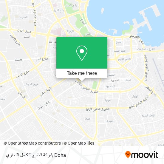 شركة الخليج للتكامل التجاري map