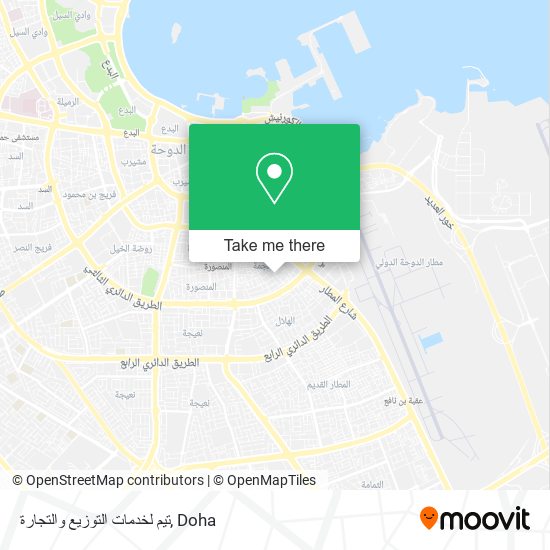 تيم لخدمات التوزيع والتجارة map