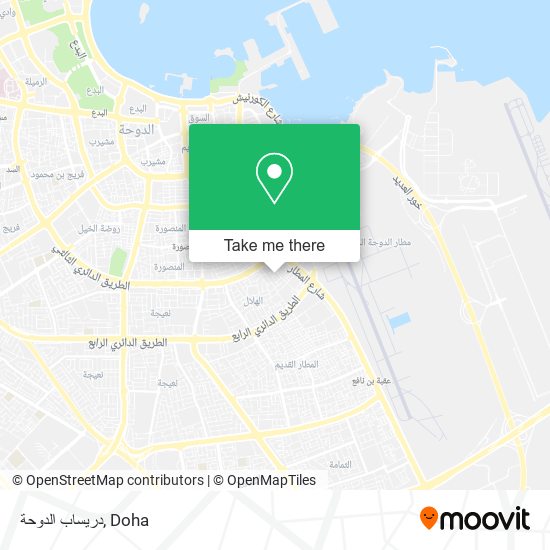 دريساب الدوحة map
