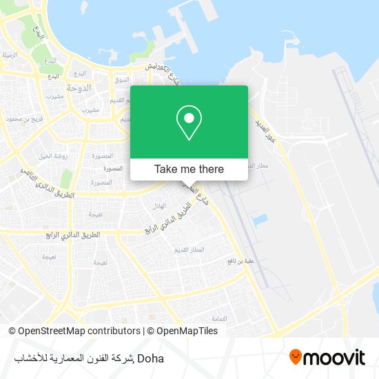 شركة الفنون المعمارية للأخشاب map