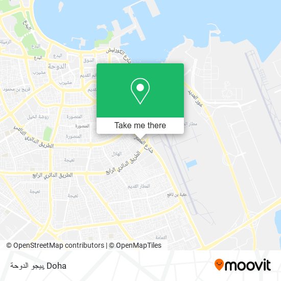 بيجو الدوحة map