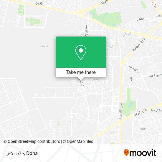 حلاق الانتر map