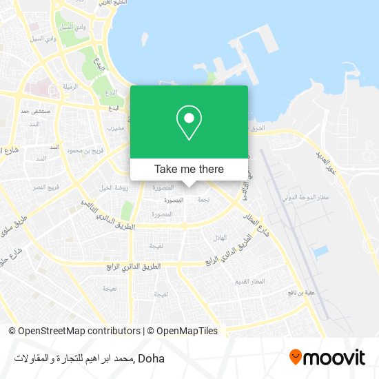 محمد ابراهيم للتجارة والمقاولات map
