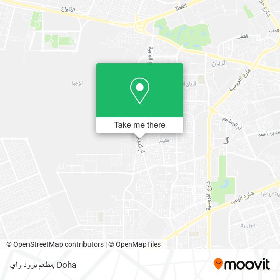 مطعم برود واي map