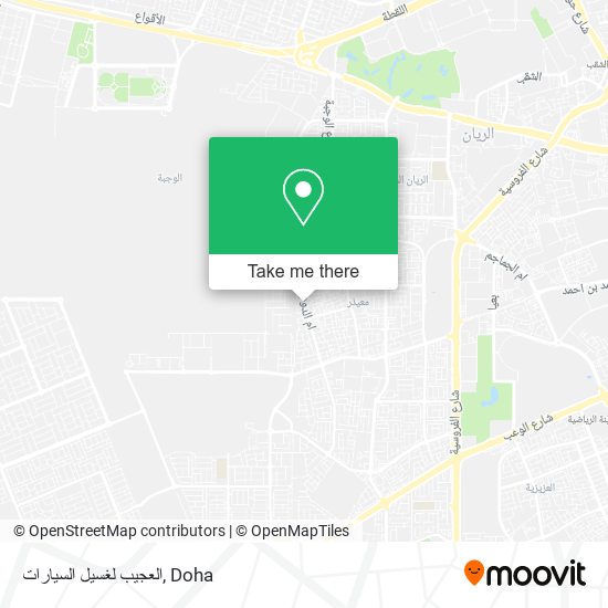 العجيب لغسيل السيارات map