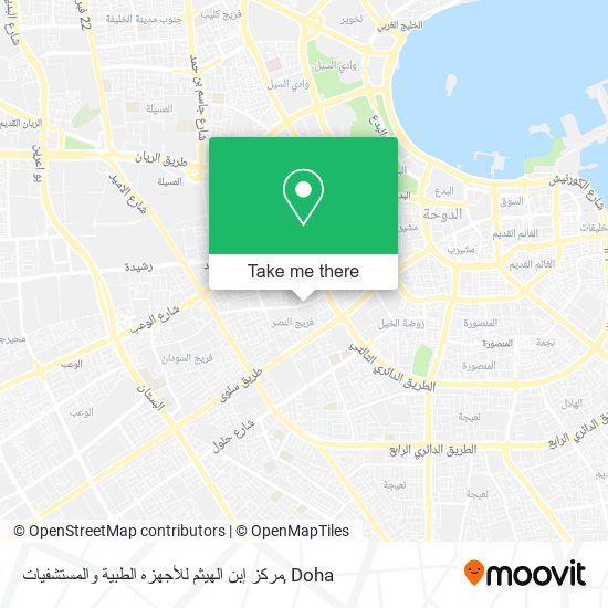 مركز إبن الهيثم للأجهزه الطبية والمستشفيات map