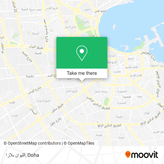 الليوان بلازا map