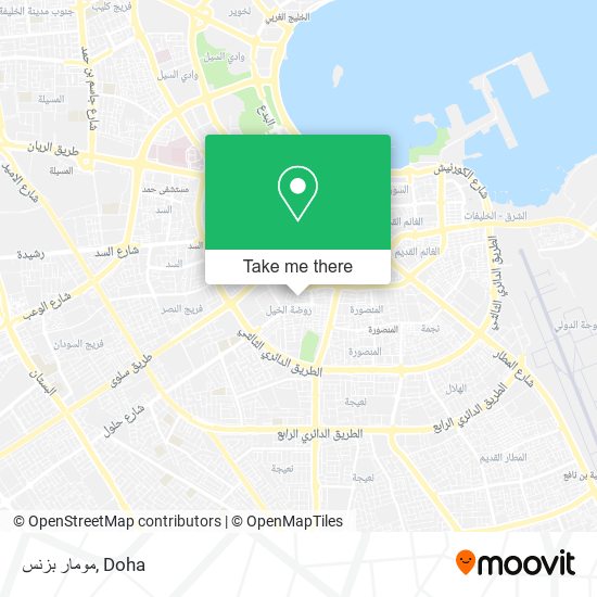 مومار بزنس map