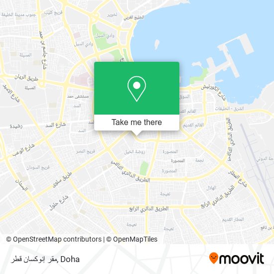 مقر إنوكسان قطر map