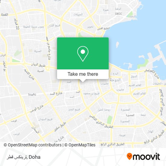 ترينكس قطر map