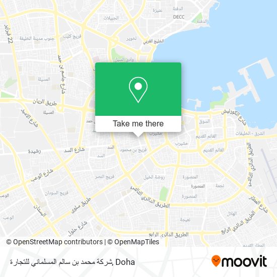 شركة محمد بن سالم المسلماني للتجارة map