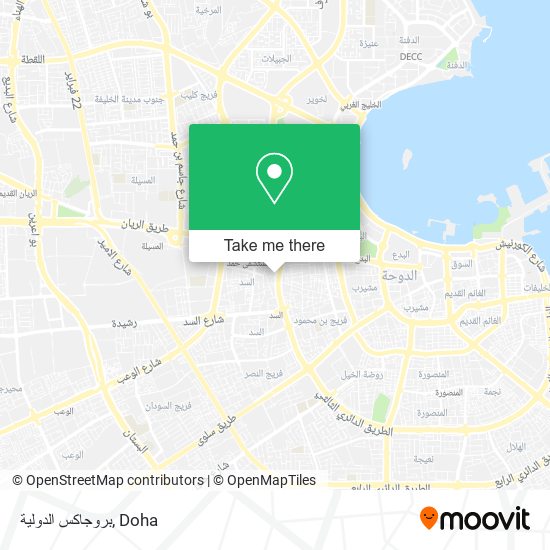 بروجاكس الدولية map