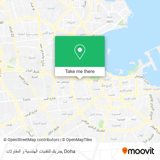 جنريك للتقنيات الهندسية و المقاولات map