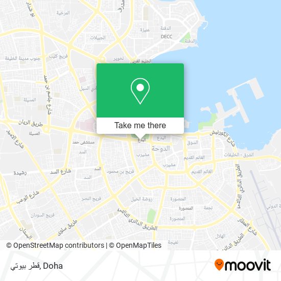 قطر بيوتي map