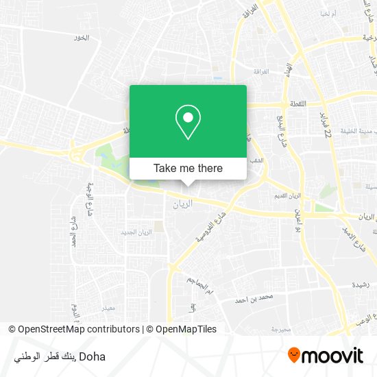 بنك قطر الوطني map