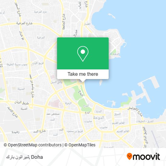 شيراتون بارك map