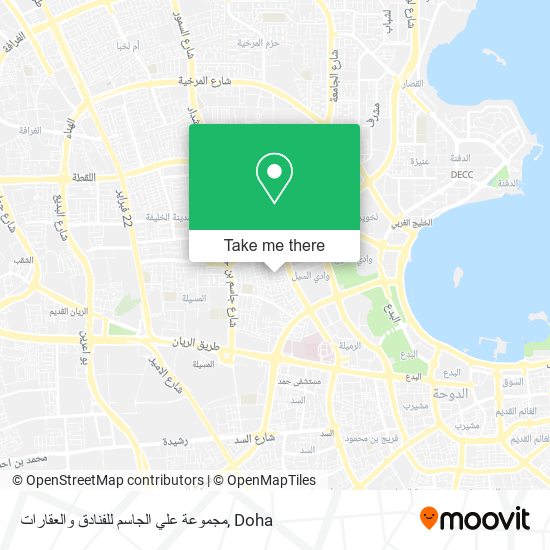 مجموعة علي الجاسم للفنادق والعقارات map