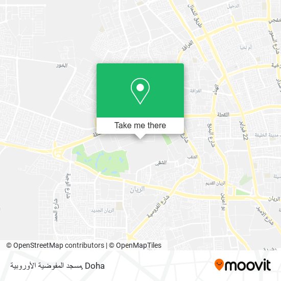 مسجد المفوضية الأوروبية map