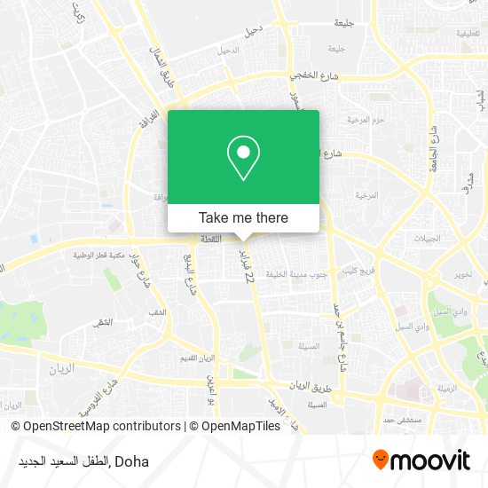 الطفل السعيد الجديد map