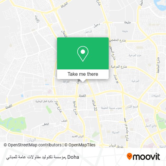 مؤسسة تكنوليد مقاولات عامة للمباني map