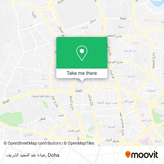 عيادة عبد المجيد الشريف map