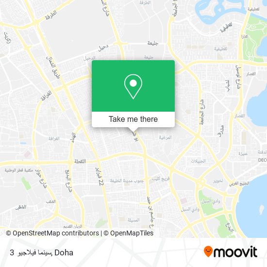 سينما فيلاجيو 3 map