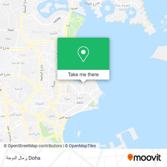 رمال الدوحة map
